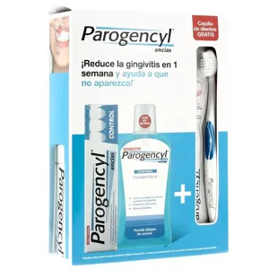 Parogencyl Paste 125ml + Mouthwash 500 ml + Brush SAVINGS FORMAT