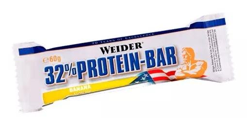 Weider Barra 32% Protein Bar Banana  1 ud 60g