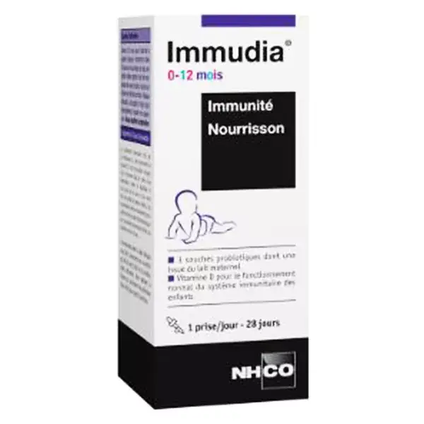NHCO Immudia 0-12 mois Flacon de 14 ml avec pipette doseuse