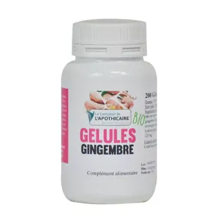 Le Comptoir de l'Apothicaire Zenzero Bio 200 Capsule
