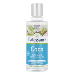 Natessance Huile Sèche Coco Bio 100ml