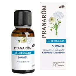 Pranarôm Les Diffusables Mélange d'Huiles Essentielles Sommeil Bio 30ml