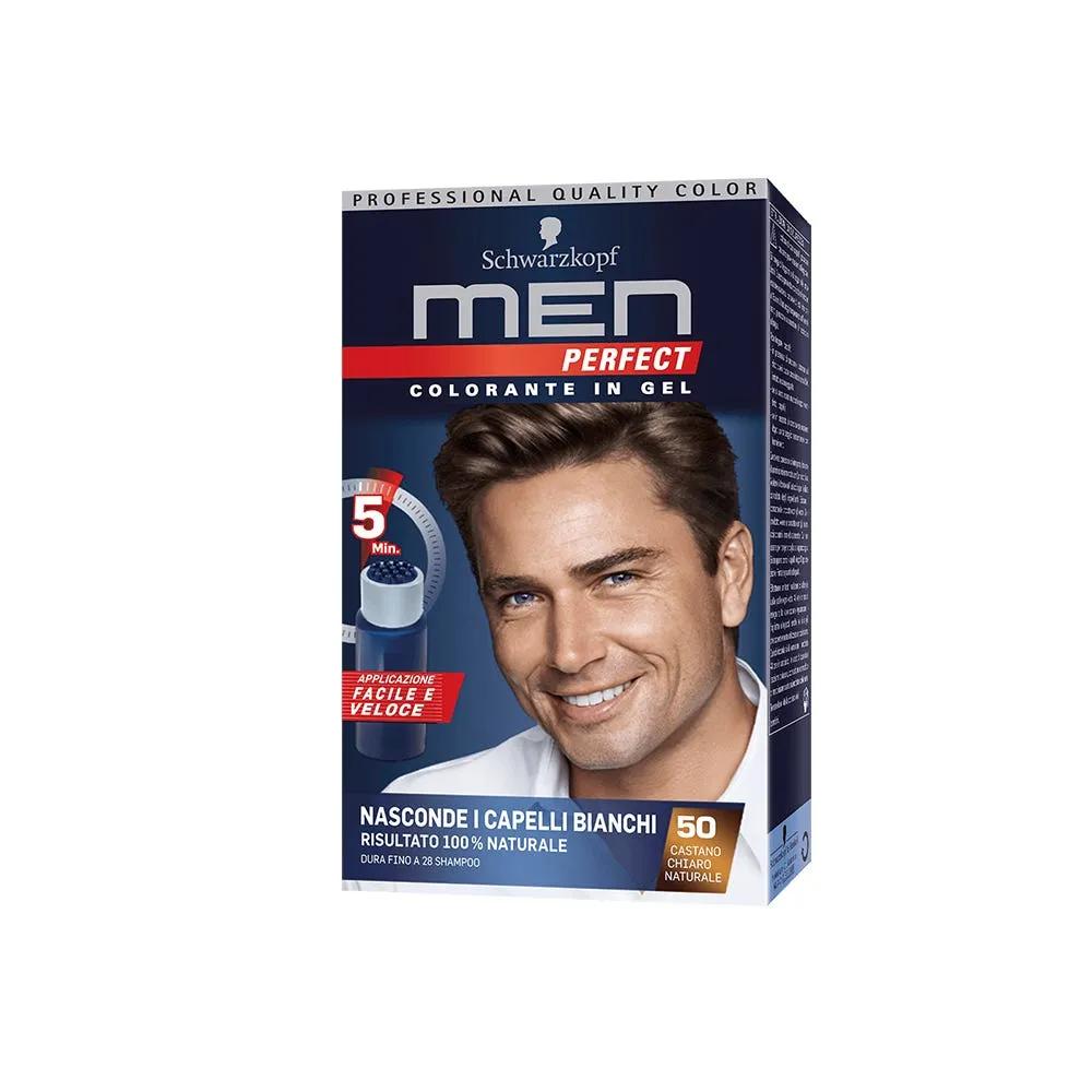 Schwarzkopf Men Perfect Colorazione Semipermanente 50 Castano Chiaro Naturale