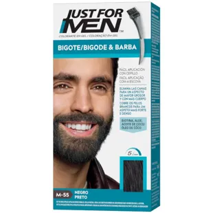 Just For Men Mustache, beard and sideburns to the black man
