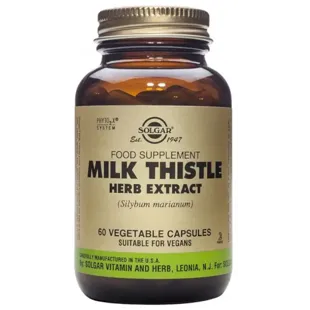 Solgar Mary Thistle Herb Extract 60 Vegetable Capsules