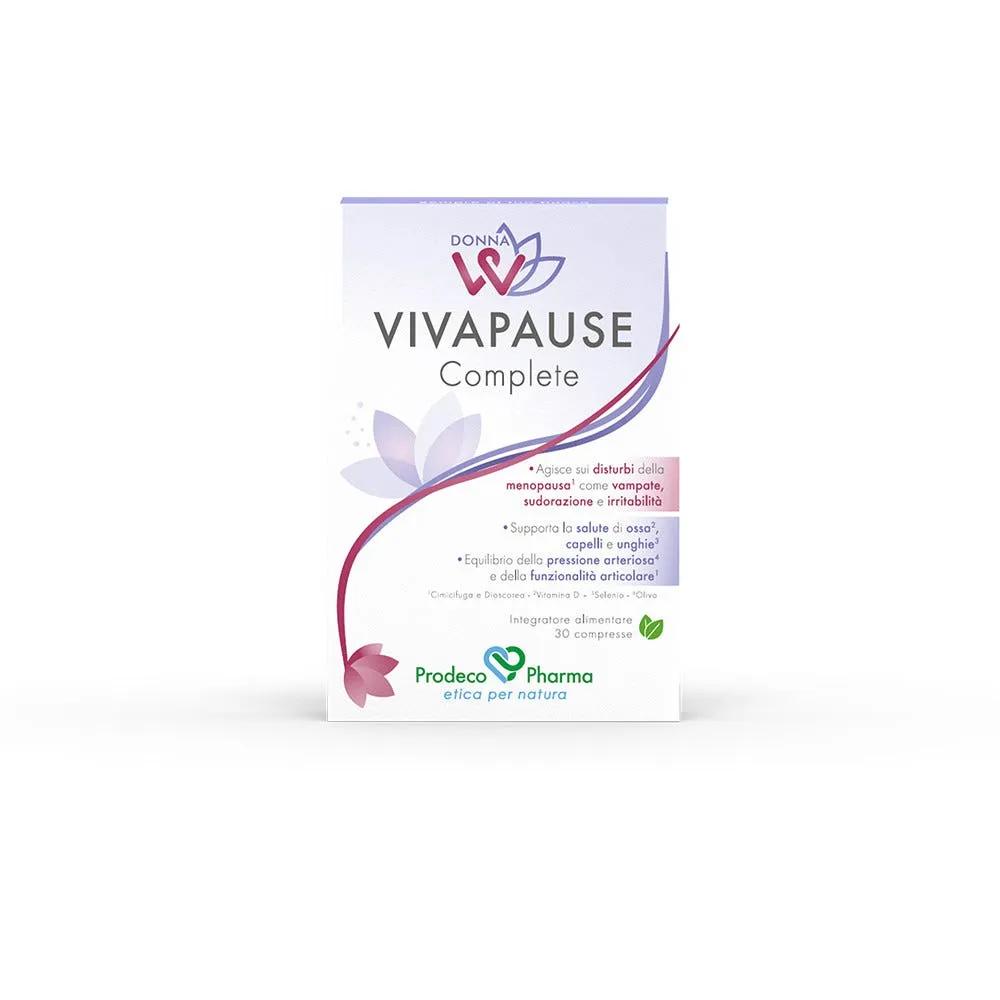 Donna W Vivapause Integratore Menopausa 30 Compresse