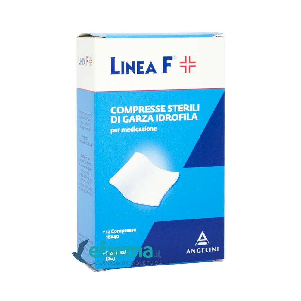 Linea F Garza Idrofila Per Medicazione 18x40 cm 12 Compresse Sterili