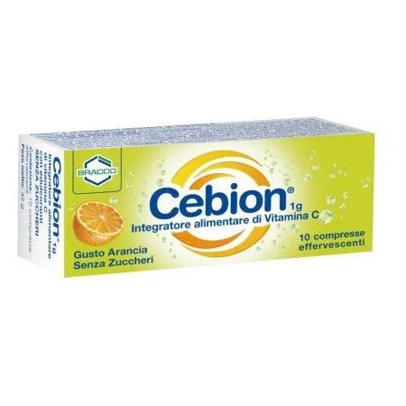 Cebion Effervescente Senza zucchero Integratore Vitamina C 10 Compresse