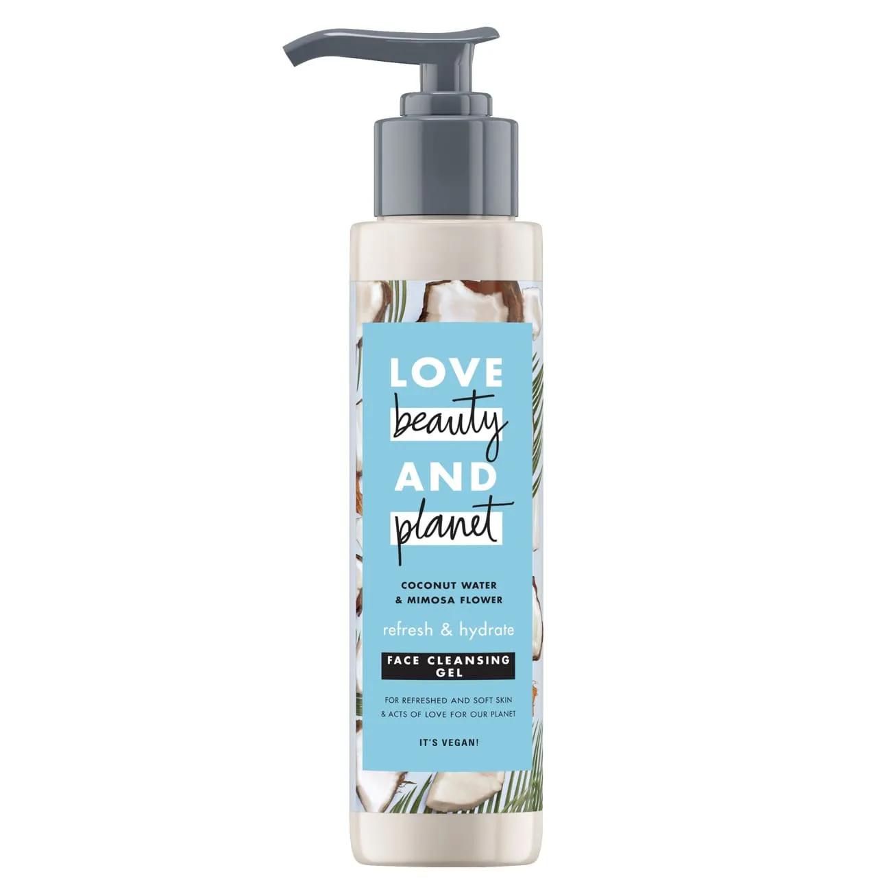 Love Beauty and Planet Acqua di Cocco e Fiore di Mimosa Gel Detergente Viso 125 ml