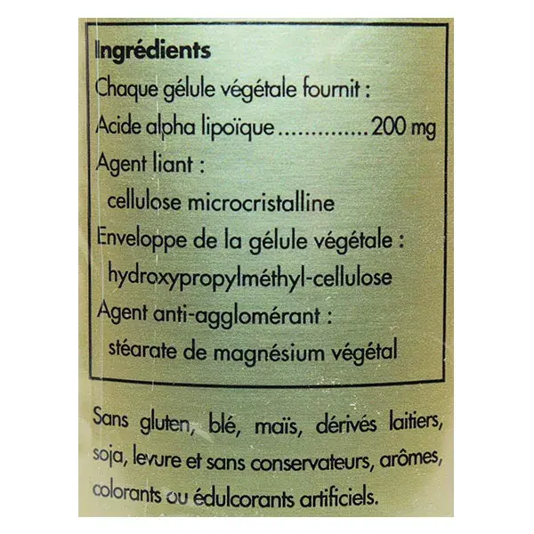Solgar cido alfa lipoico 200 mg - 50 cpsulas vegetales