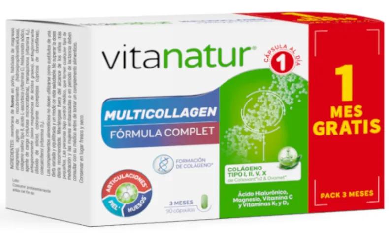 Vitanatur Multicollag 90 capsules (1 mois GRATUIT)