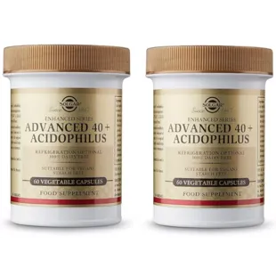 Solgar Advanced 40+ Acidophilus 120 cápsulas vegetais