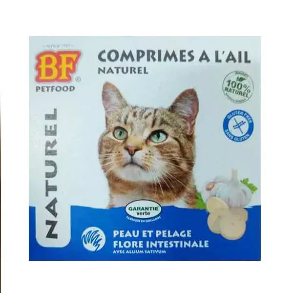 Biofood Chat peau, pelage et flore intestinal Naturel 100 comprimés