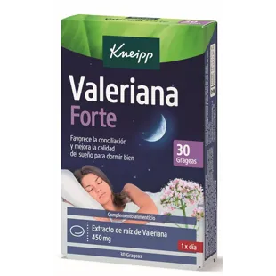 Kneipp Valerian Forte ajuda a dormir naturalmente 30 gramas