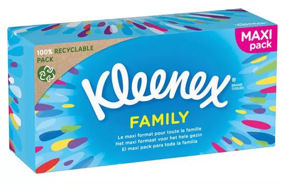 Fazzoletto da famiglia Kleenex 140uts