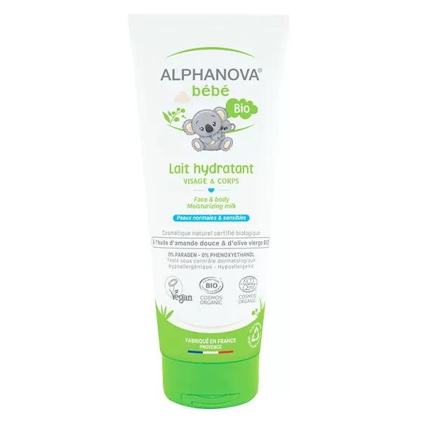 Alphanova Bebé Crema Hidratante Cara y Cuerpo Bio 200ml