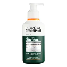 L'Oréal Paris Men Expert Gel Moussant Purifiant Anti-Imperfections Acide Salicylique 260 ml