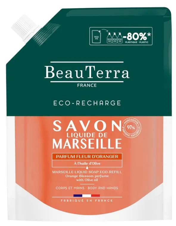 Beauterra Marseille Soap Orange Blossom Refill 900 ml