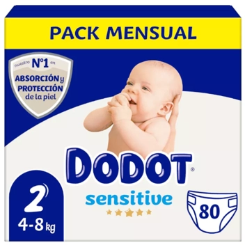 Dodot Plus Sensitive (T/2) 34 Unid. 4-8 — Ferretería Roure Juni