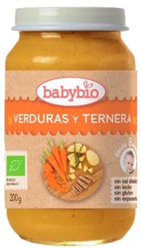 Babybio Tarrito Verduras y Ternera +8m 200 gr
