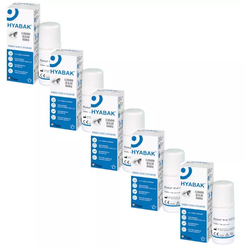 Hyabak Eye Lubricant Solution 4x10 ml