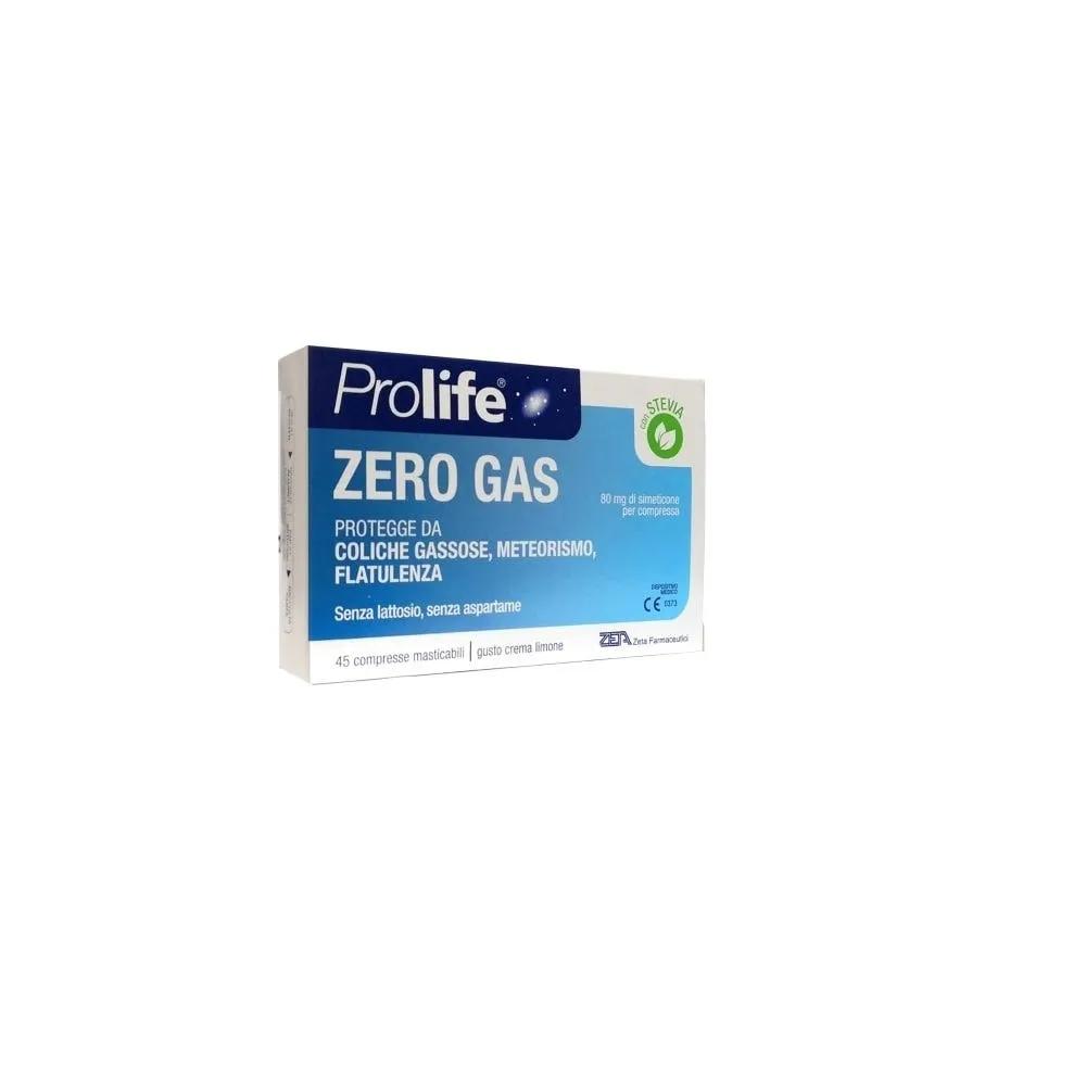 Prolife Zero Gas Integratore Contro Gonfiori e Flatulenza 45 Compresse