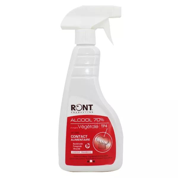 Ront Nebulizzatore Alcool Vegetale 70% TP4 Profumo Lampone 500ml