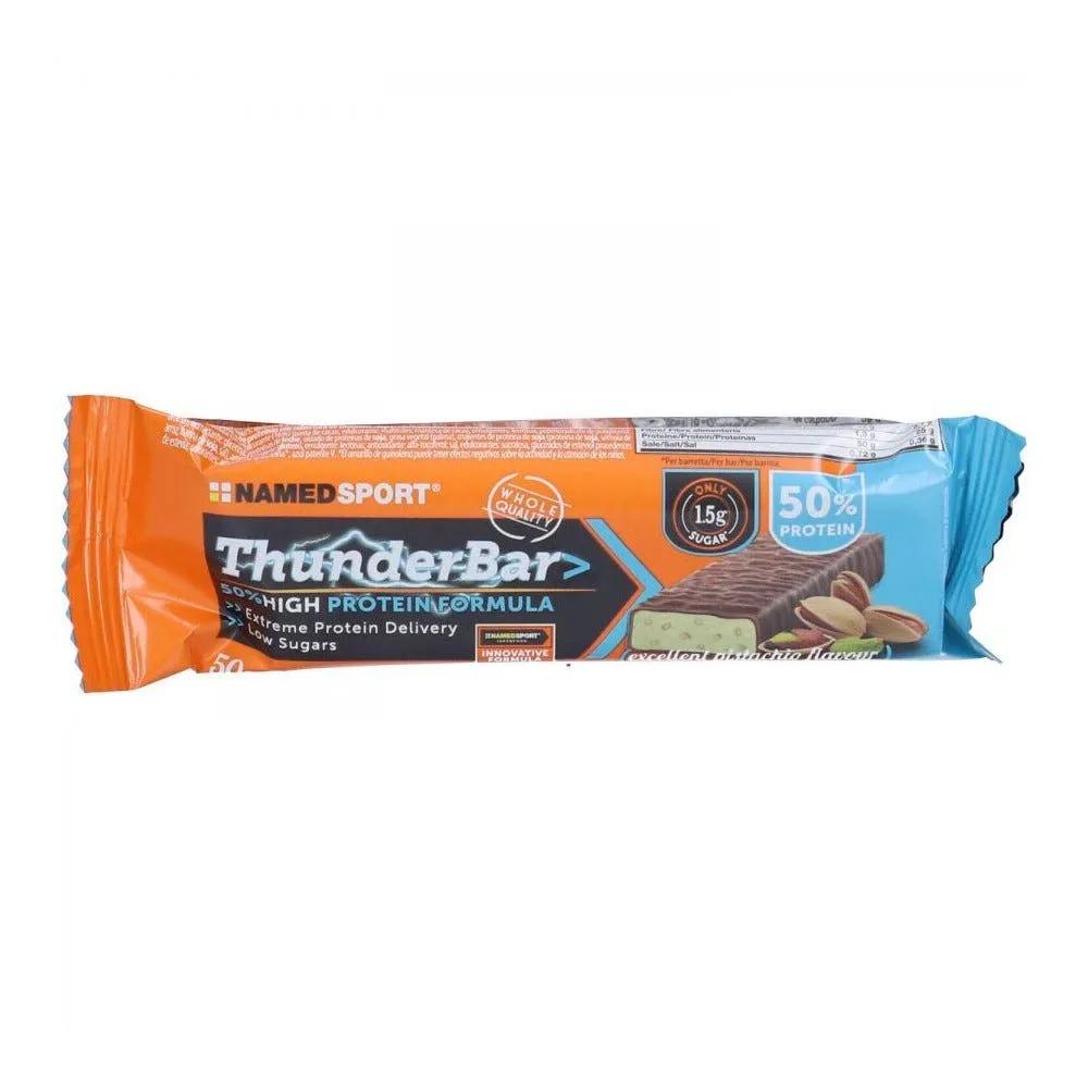 Named Sport Thunder Bar Pistachio Dark Chocolate Barretta Proteica 50 g