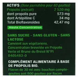 Lehning Propomax Immunité Sans Alcool Extrait de Propolis Bio 30ml