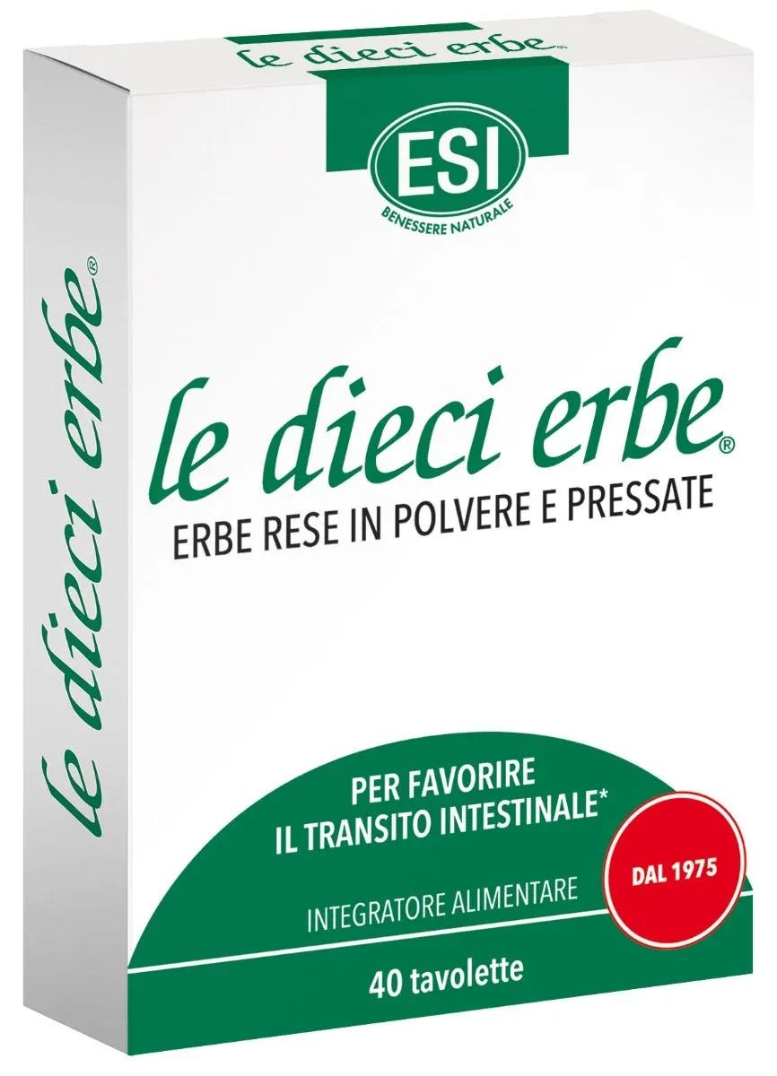 Esi Le Dieci Erbe Integratore Digestivo 40 Tavolette