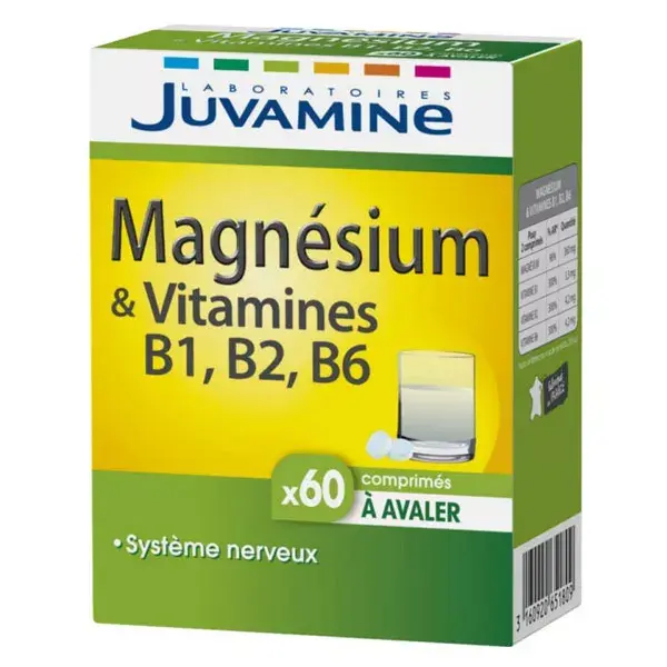 Juvamine Magnesio & Vitaminas B1, B2, B6 60 comprimidos