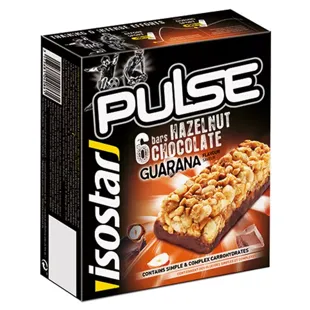 Isostar Pulse Barrette Nocciola Cioccolato 6 x 23 gr
