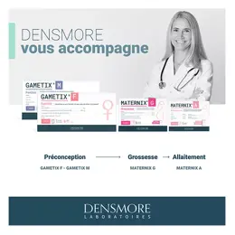 Densmore Gametix M Boost Fertilité et Reproduction Homme Cure 2 mois (Lot 2x1 mois)