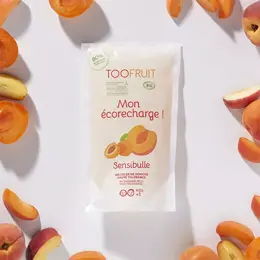 Toofruit Enfant Corps Sensibulle Écorecharge Gelée de Douche Abricot Pêche Bio 400ml