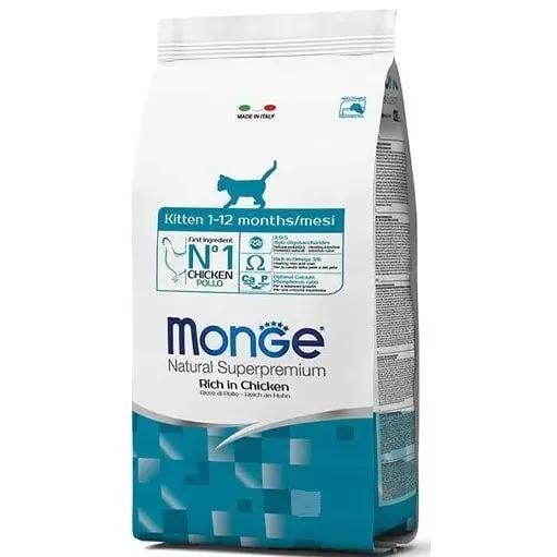 Monge Kitten Ricco Di Pollo Cibo Secco Gatti Cuccioli 1-12 Mesi Sacco 1,5 Kg