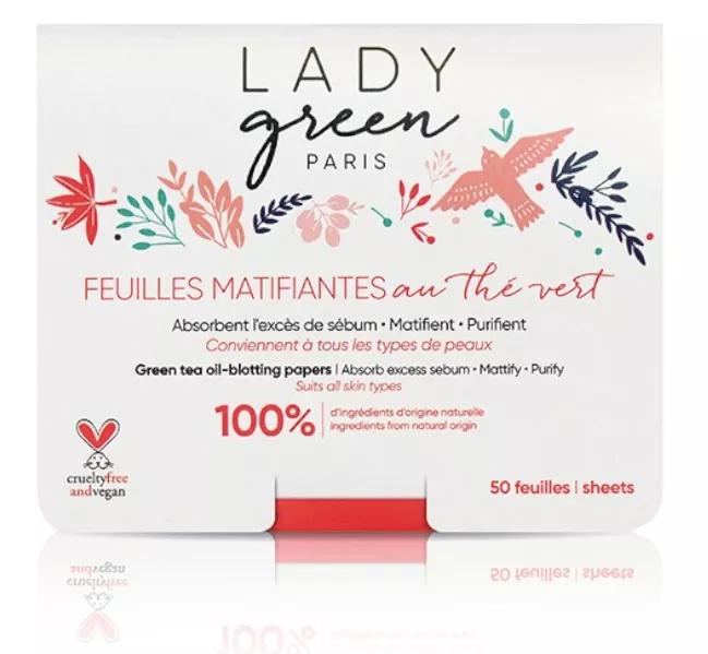 Lady Green Papel Secante Aceite de Té 50 uds