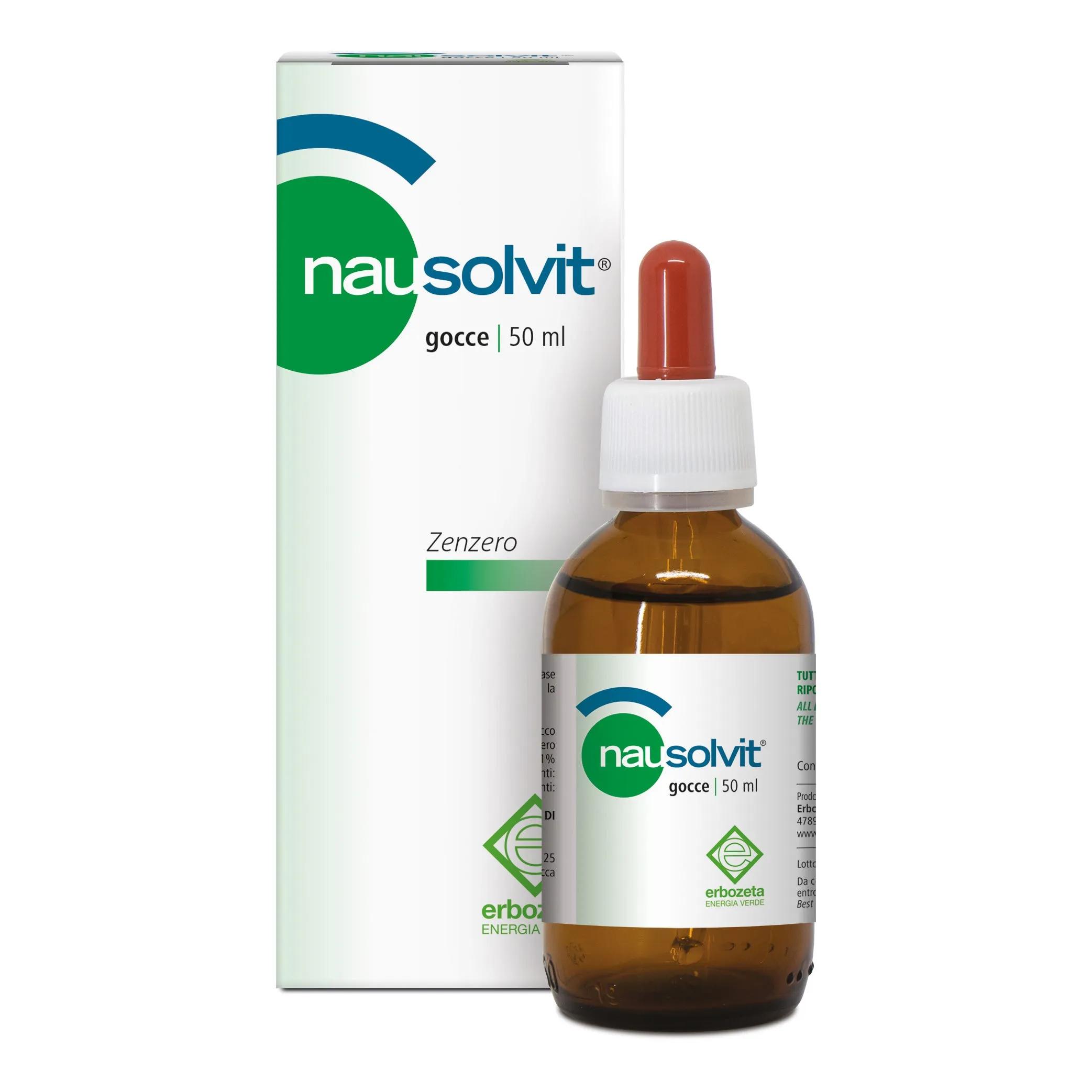 Erbozeta Nausolvit Integratore Antinausea Gocce 50 ml