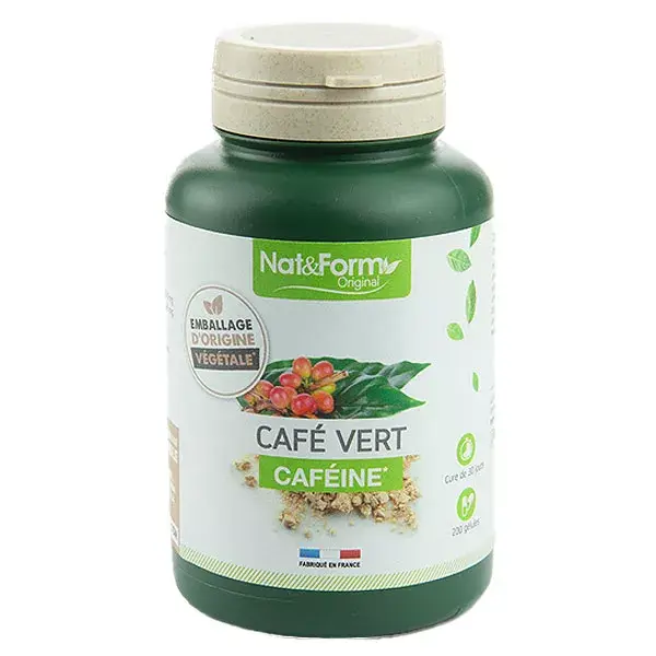 Nat & Form Caffé Verde Integratore Alimentare 200 capsule