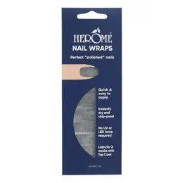 Herôme Nail Wraps silver glitter