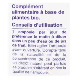 Nat & Form Ampoules Draineur Hépatique Bio 20 ampoules