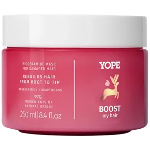 YOPE Masque Biocéramide Naturel pour Cheveux Abîmés 250 ml