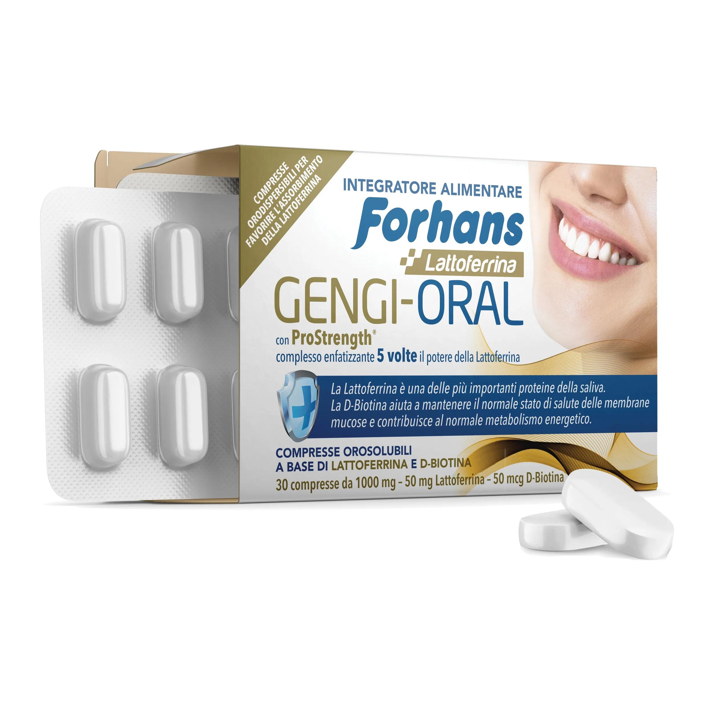 Forhans Gengi Oral Integratore 30 Ovalette Orosolubili