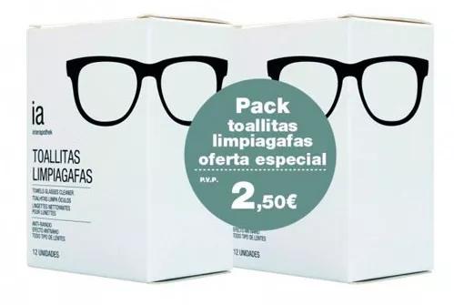 InterApothek Pack Toalhitas Limpa Óculos 2x12 un