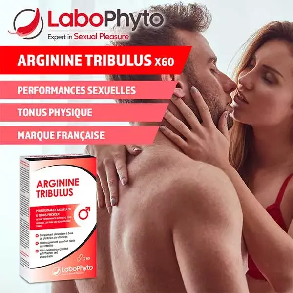 Labophyto ARGININE TRIBULUS - cure performance pour homme - 60 gélules