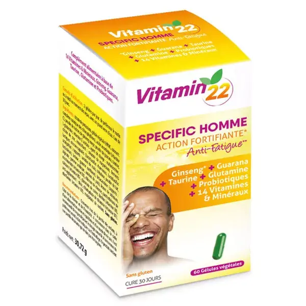 Ineldea Vitamin 22 Specific Homme 60 gélules