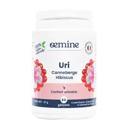 Oemine Confort Urinaire Uri Canneberge Hibiscus 60 gélules