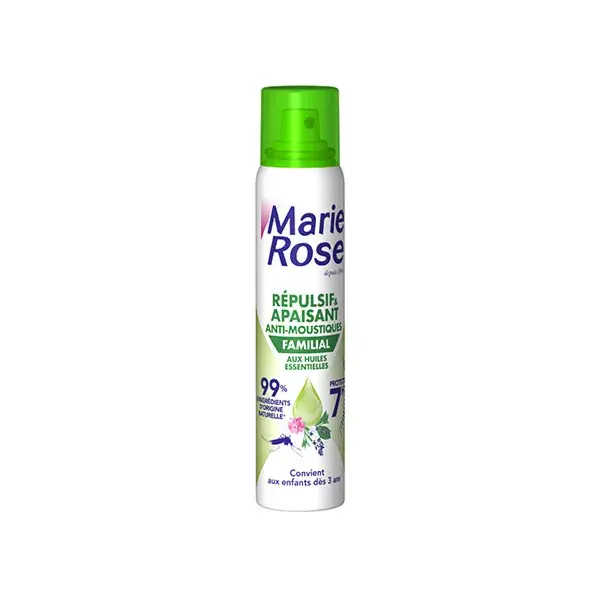 Marie Rose Spray Répulsif Apaisant Anti-Moustiques aux Huiles Essentielles 150ml
