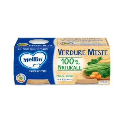 Mellin Omogeneizzato Verdure Miste 2 x 80 g