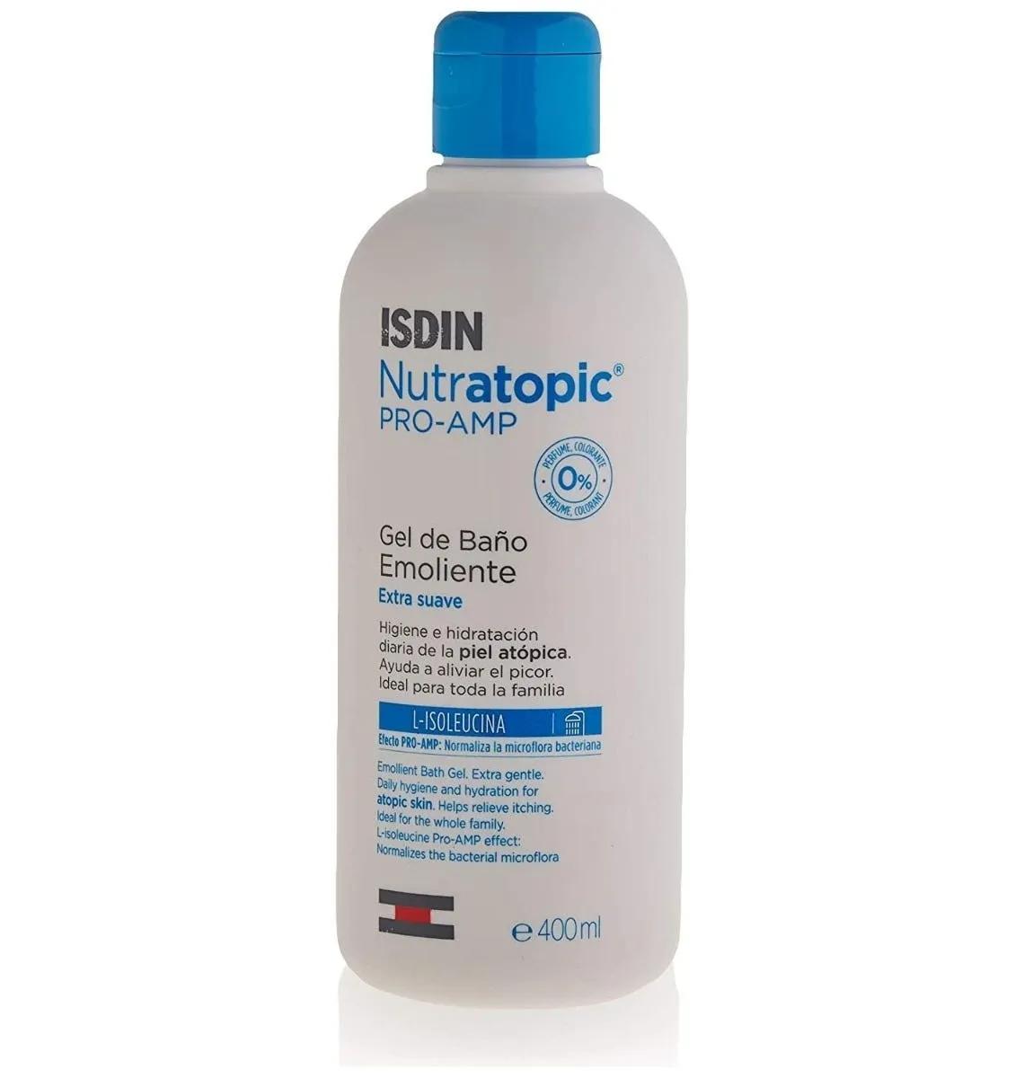 Isdin Nutratopic Pro-Amp Gel Detergente per Pelle Atopica 400 ml