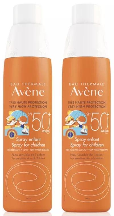 Avène Solar Spray SPF50+ Children 2x200 ml